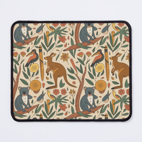 Item preview, Australian Animals & Bush Seamless Pattern designed and sold by Midnight Veil Designs.