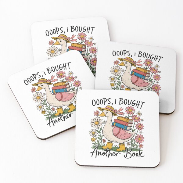 Item preview, Oops I Bought Another Book Funny Reader Quote designed and sold by CleanDecor.