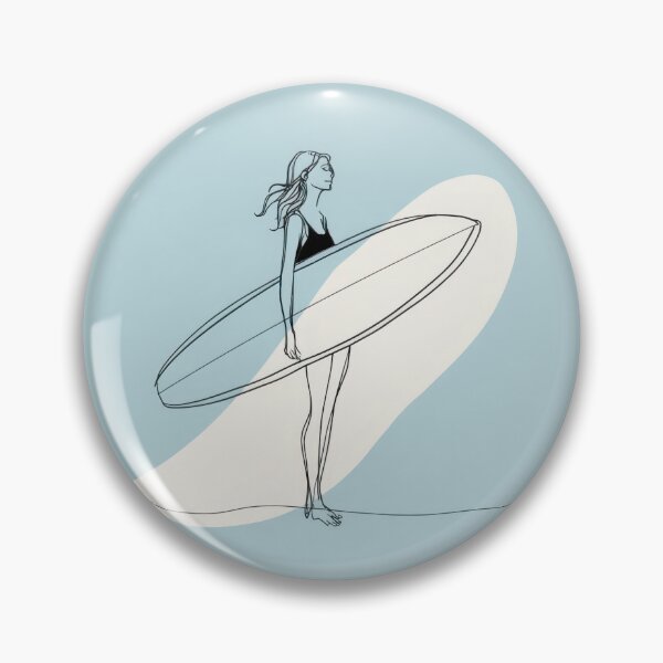 Item preview, Surfer stands with board by ocean designed and sold by anytka.