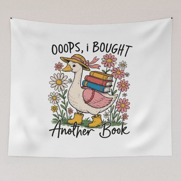 Item preview, Oops I Bought Another Book Funny Reader Quote designed and sold by CleanDecor.