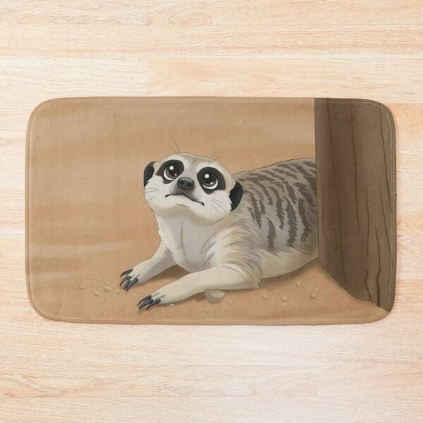 Item preview, Little Lookout: Curious Baby Meerkat Illustration designed and sold by chihuahuashower.