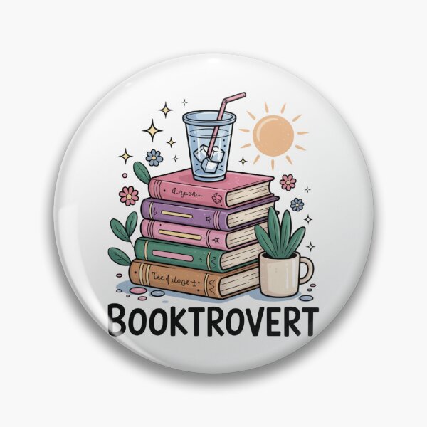 Item preview, Booktrovert Introvert Book Lover Reading Aesthetic designed and sold by CleanDecor.