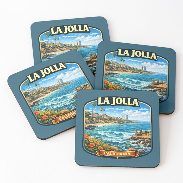 Item preview, La Jolla, California - Coastal designed and sold by Myra365Art.