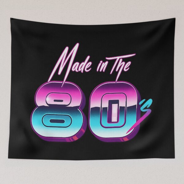 Item preview, Made  in  the  80’s  –  Design  Rétro  Synthwave  –  Style  Années  80 designed and sold by Wawan35200.