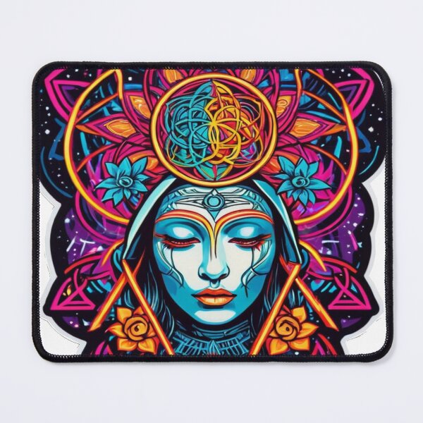 Item preview, Divine Cosmic Visionary: Transformative Psychedelic Artistry in Vibrant Swirls - Limited Edition Run designed and sold by PSYCRAFTINGSTORE.