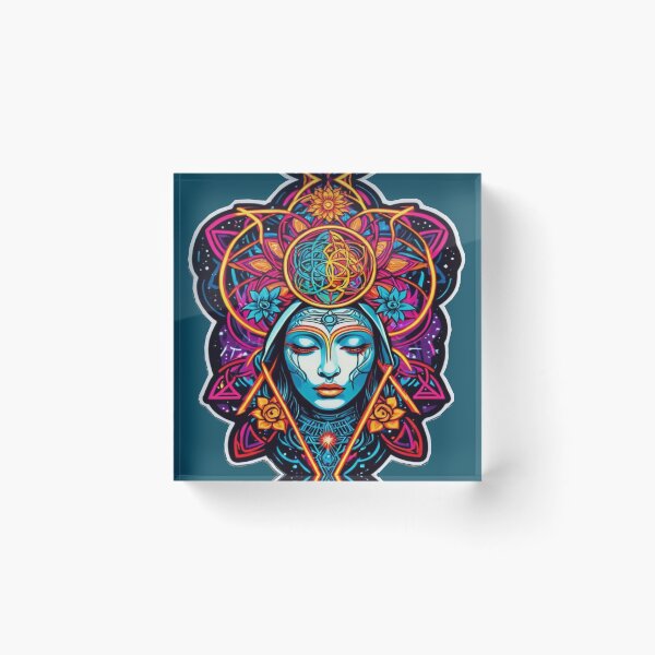 Item preview, Divine Cosmic Visionary: Transformative Psychedelic Artistry in Vibrant Swirls - Limited Edition Run designed and sold by PSYCRAFTINGSTORE.