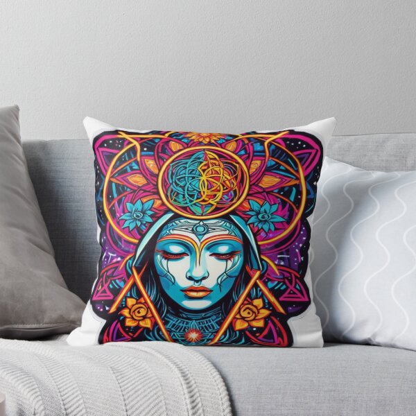 Item preview, Divine Cosmic Visionary: Transformative Psychedelic Artistry in Vibrant Swirls - Limited Edition Run designed and sold by PSYCRAFTINGSTORE.