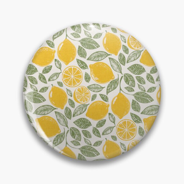 Item preview, Sunny Positano Yellow Lemon Harvest on Cream designed and sold by Claudia S. Design.