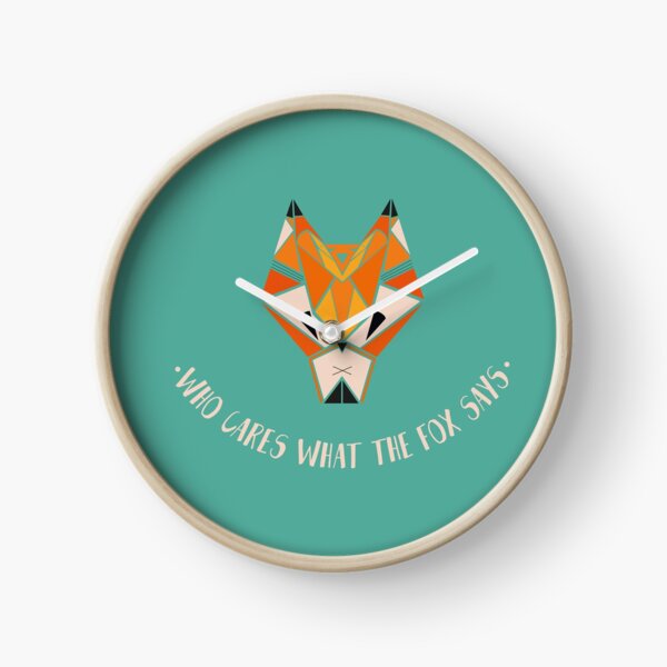 What Does The Fox Say? Clock