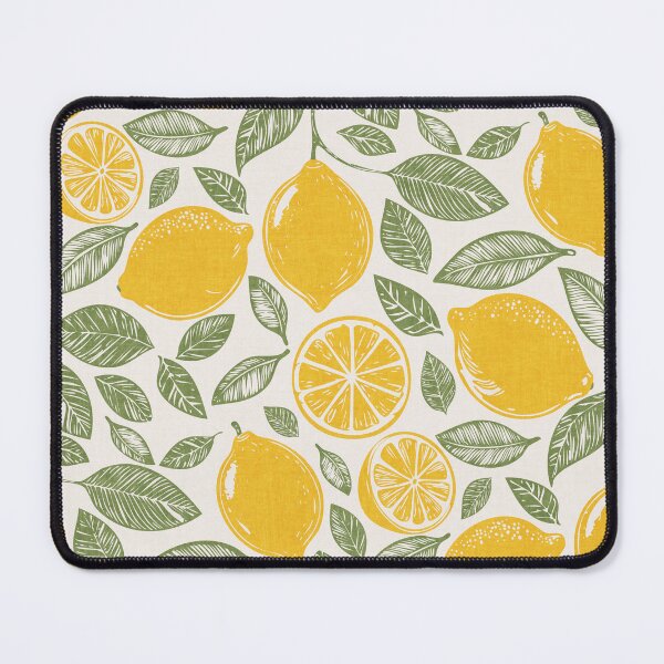 Item preview, Sunny Positano Yellow Lemon Harvest on Cream designed and sold by Claudia S. Design.