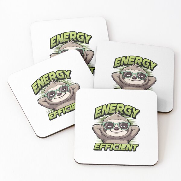 Item preview, Energy Efficient Sloth designed and sold by TshirtsOnline-.