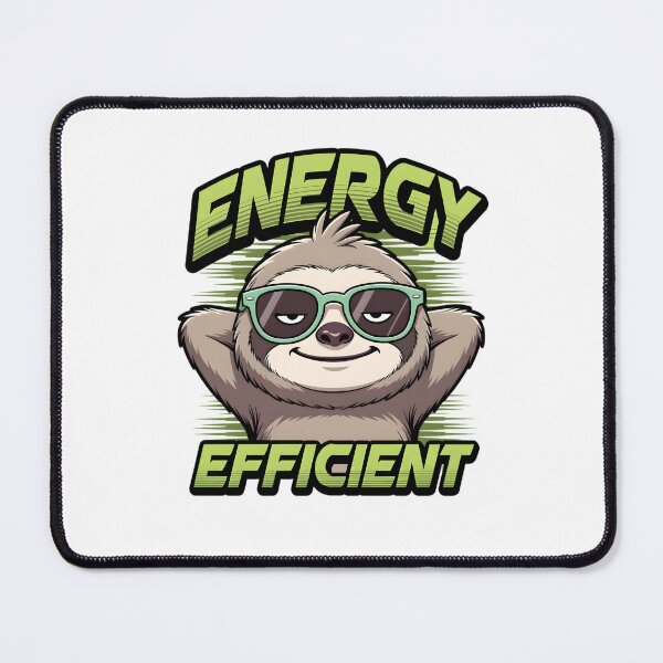 Item preview, Energy Efficient Sloth designed and sold by TshirtsOnline-.