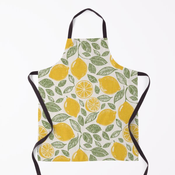 Item preview, Sunny Positano Yellow Lemon Harvest on Cream designed and sold by Claudia S. Design.