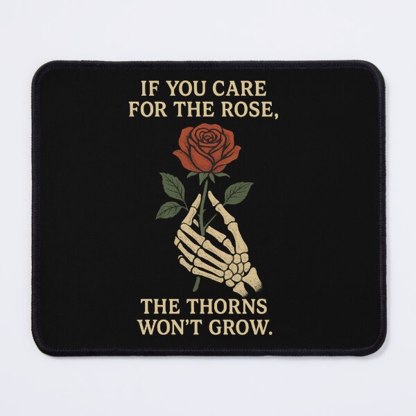 Item preview, If You Care for the Rose” – Dark Aesthetic Skeleton & Rose Design designed and sold by xAlqasi.