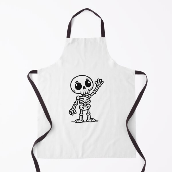 Item preview, Kawaii Skeleton Waving — Cartoon Cute Halloween Chibi Gift designed and sold by CLC54.