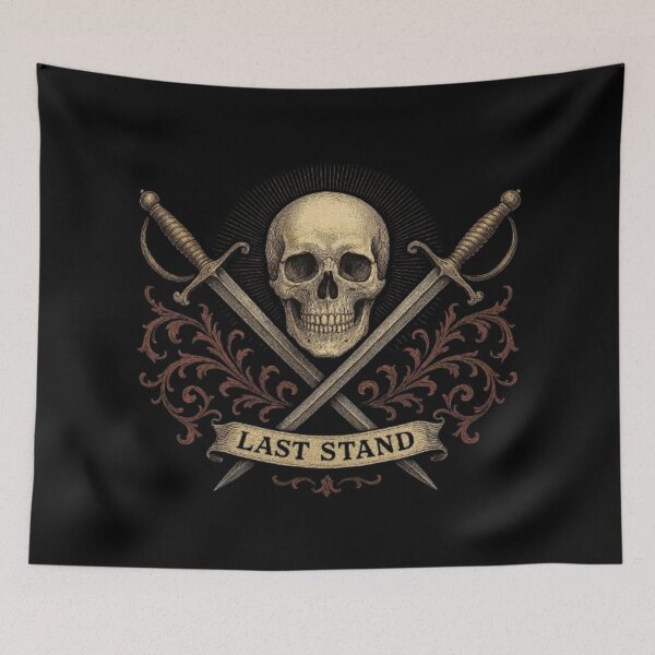 Artikelvorschau, Last Stand Skulls – Totenkopfkunst, gotische Totenköpfe, Zuckerschädel, Totenkopf-Tattoos & Skelett-Designs entworfen und verkauft von Typologystudios.