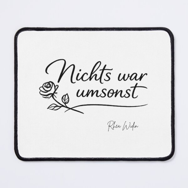 Item preview, Nothing was in vain – Minimalist Rose Lettering Design designed and sold by RheaWidinMerch.