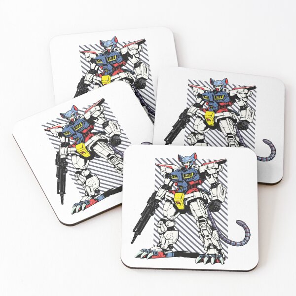 Item preview, Mecha Cat Warrior – Cyberpunk Robot Feline Illustration designed and sold by onlin3boutiqu3.