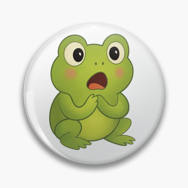 Item preview, Shocked Cute Frog Cartoon Character designed and sold by Pryhozha.