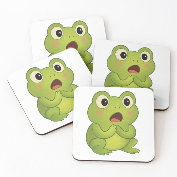 Item preview, Shocked Cute Frog Cartoon Character designed and sold by Pryhozha.