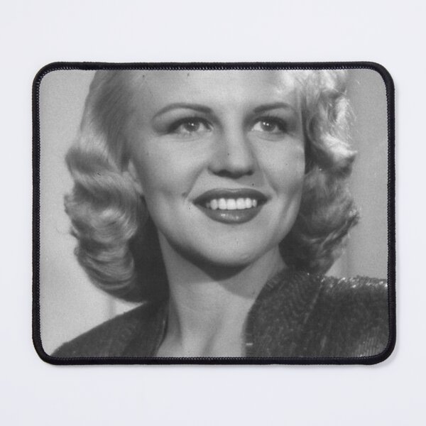 Item preview, Peggy Lee Smiling BW designed and sold by oliviafowlerart.