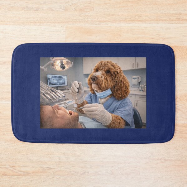 Item preview, Cockapoo Dentist in a Modern Clinic designed and sold by Paul Thompson Photography.