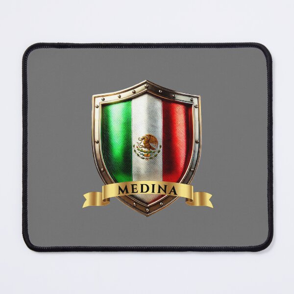 Item preview, Medina Mexico Family Name Shield designed and sold by Highlandkings.