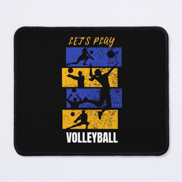 Item preview, Let's Play Volleyball - Retro Silhouette Collage designed and sold by LoudVictory.