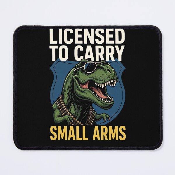 Item preview, Licensed T-Rex Small Arms Carry Permit designed and sold by TshirtsOnline-.