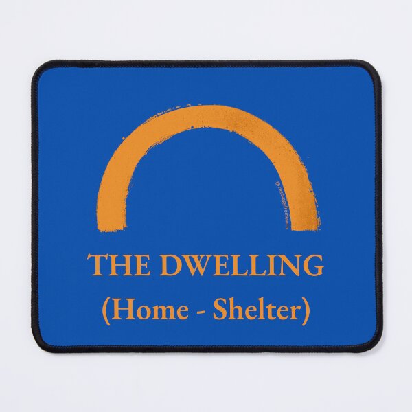 Item preview, Dwelling - Neolithic Cipher - Home and Shelter - Minimalist T-Shirt - #2 designed and sold by Message from Earth.