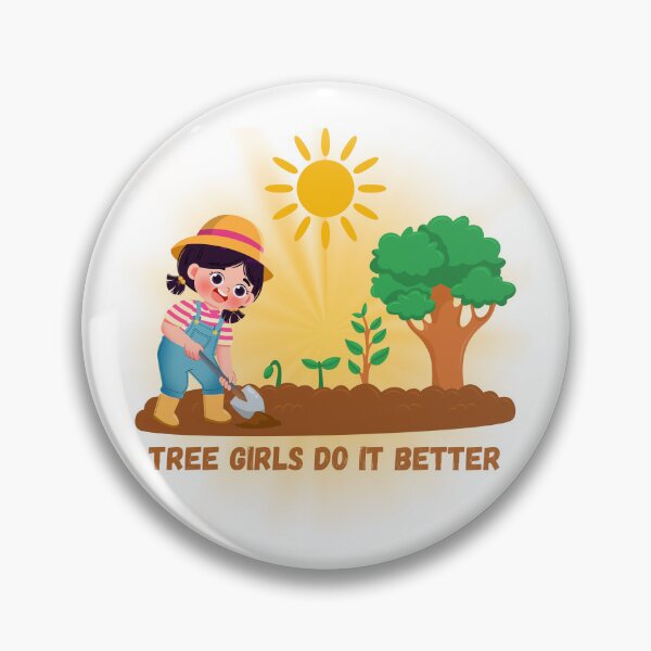 Item preview, Tree Girls Do It Better – Nature Lover Humor Design | Eco Feminist Forest Aesthetic Shirt designed and sold by Anasalseady.