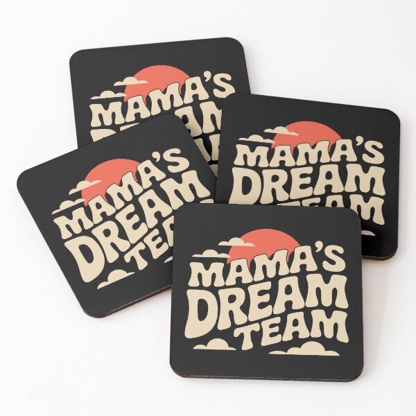 Item preview, Mama’s Dream Team Retro Typography – Groovy Family Love Design designed and sold by TipTop GFX.