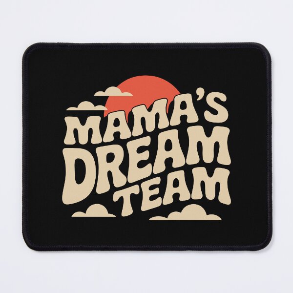 Item preview, Mama’s Dream Team Retro Typography – Groovy Family Love Design designed and sold by TipTop GFX.