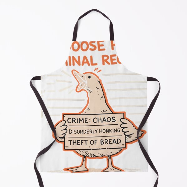 Item preview, My Goose Has A Criminal Record Funny Meme Design designed and sold by Febikure.