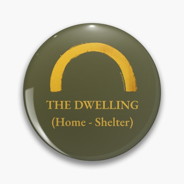 Item preview, Dwelling - Neolithic Cipher - Home and Shelter - Minimalist T-Shirt - #3 designed and sold by Message from Earth.