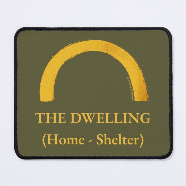 Item preview, Dwelling - Neolithic Cipher - Home and Shelter - Minimalist T-Shirt - #3 designed and sold by Message from Earth.