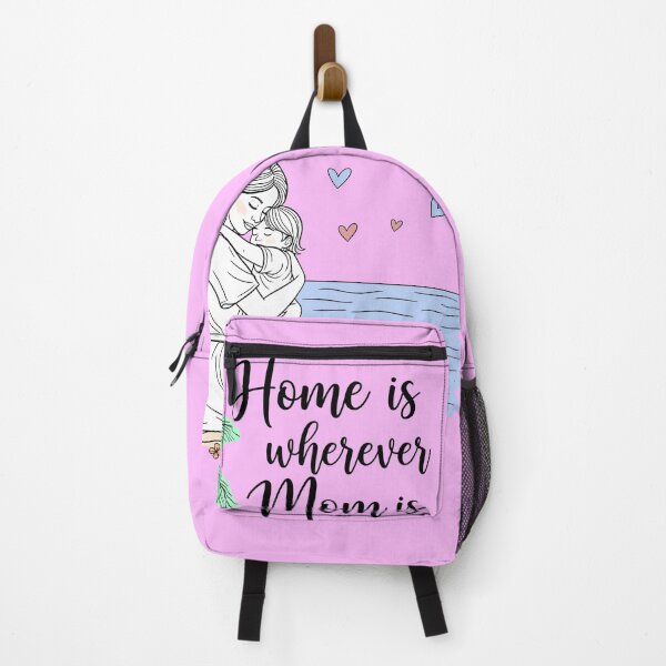 Item preview, Home Is Wherever Mom Is – Mom Hugging Child on the Beach designed and sold by Sea Gem.