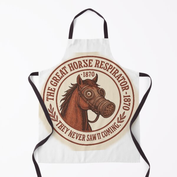 Item preview, The Great Horse Respirator 1870 Vintage Logo designed and sold by HistoriQuips.