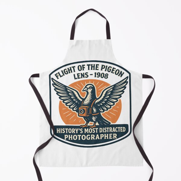Item preview, Flight of the Pigeon Lens 1908 Vintage Logo designed and sold by HistoriQuips.