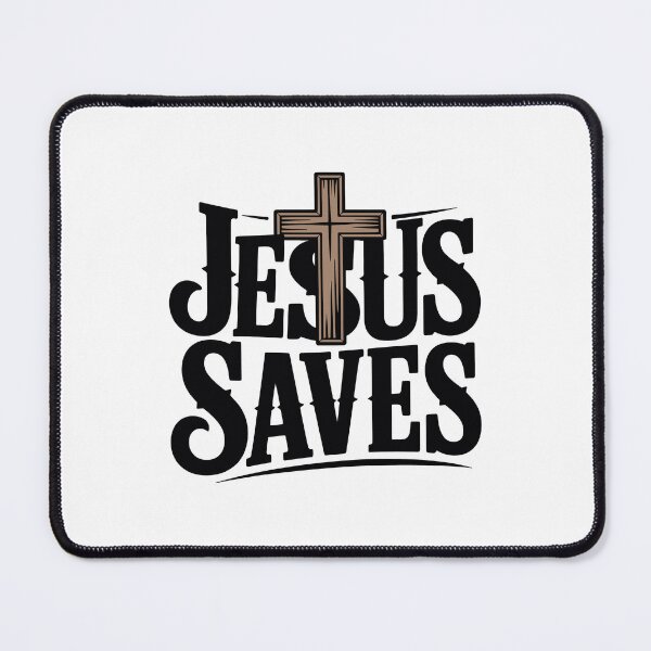 Item preview, Jesus Saves Cross Christian Faith Minimal Design designed and sold by HahaHandlesHub.