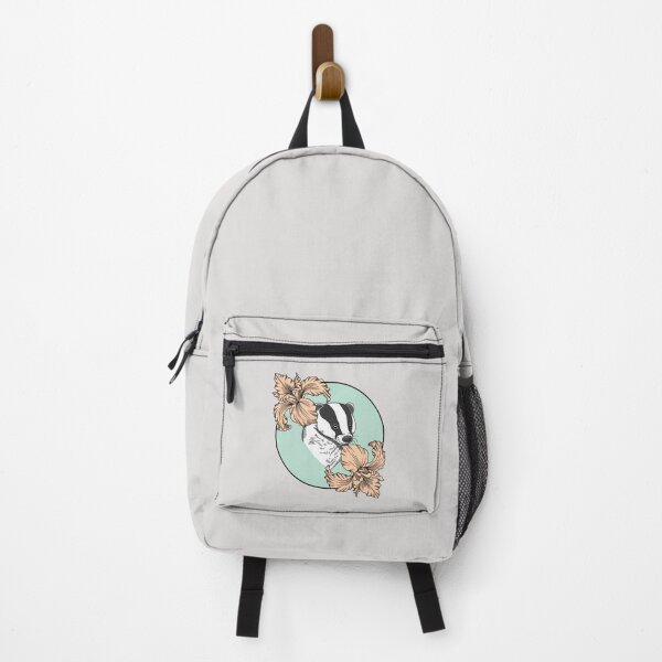 Item preview, Minimalistic badger with flowers designed and sold by Pamelarts.