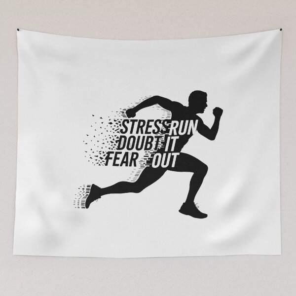 Item preview, Run It Out Running Motivation Mental Health Runner designed and sold by WikaKowalczyk.