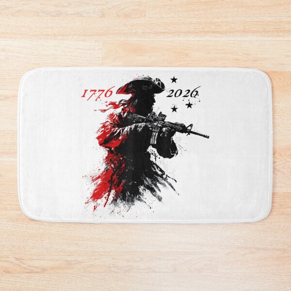 Item preview, 1776 To 2026 American Patriot Silhouette Second Amendment Freedom Rights Art designed and sold by Phil Ben.
