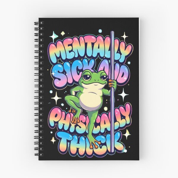 Item preview, Mentally Sick And Physically Thick Frog Pole Dance designed and sold by TshirtsOnline-.