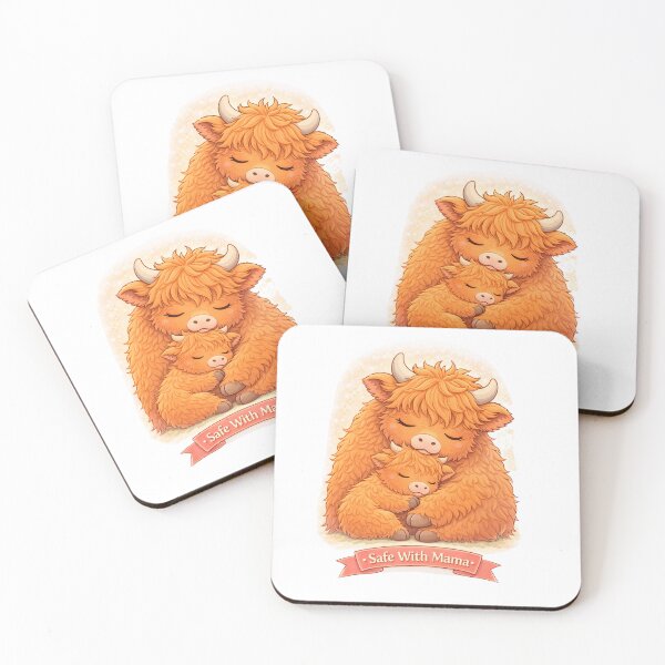 Item preview, Safe With Mama – Baby Cow designed and sold by Creative and Humorous Arts.