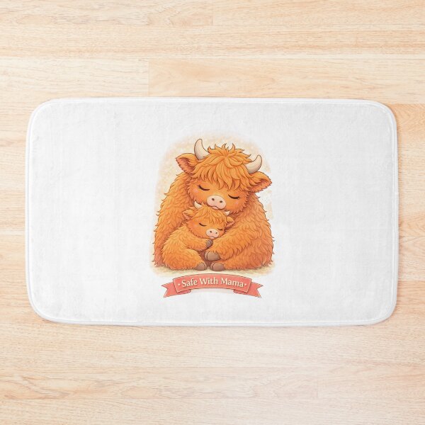 Item preview, Safe With Mama – Baby Cow designed and sold by Creative and Humorous Arts.