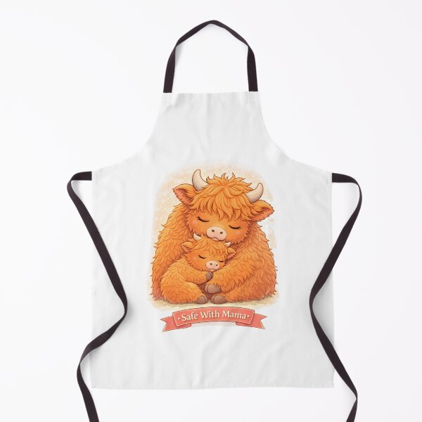 Item preview, Safe With Mama – Baby Cow designed and sold by Creative and Humorous Arts.
