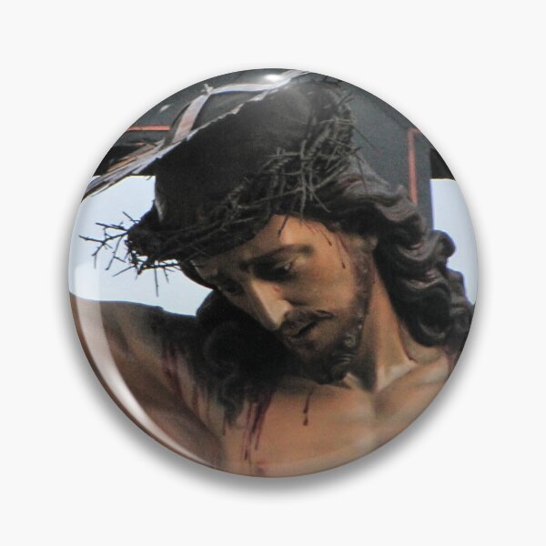 Item preview, Wooden Crucifix Statue Of Jesus Christ On The Cross With Crown Of Thorns And Wounds designed and sold by Nmallia.