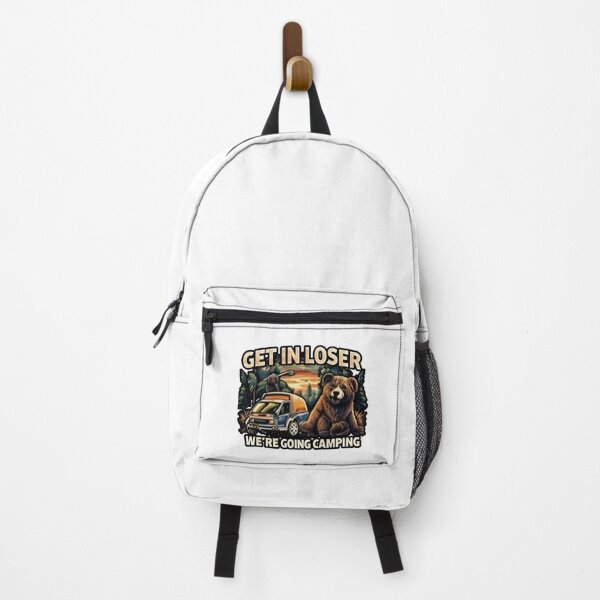 Item preview, Get In Loser We’re Going Camping – Funny Bear Adventure Design designed and sold by Ladys-Gents.