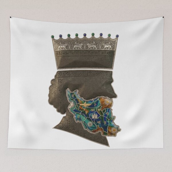 Item preview, Cyrus the Great کوروش (SILVER VERSION) designed and sold by AI Art Cafe.
